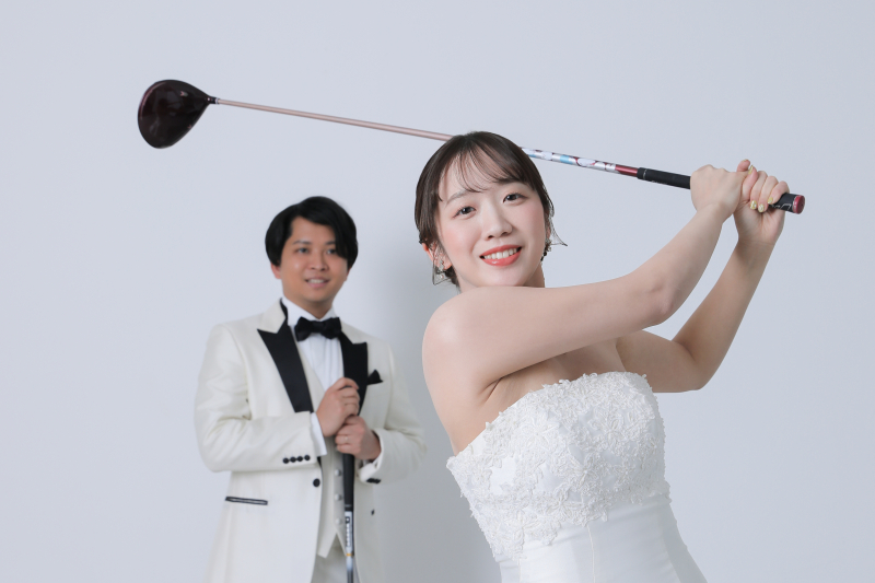 ご新婦様のナイスショット