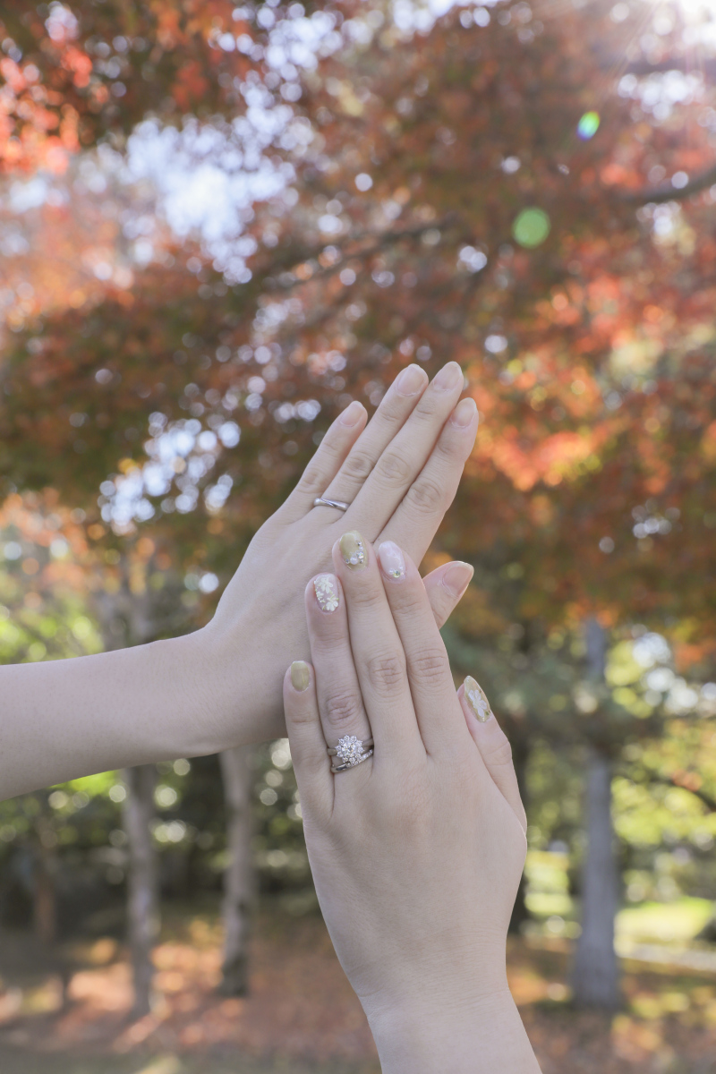 指輪ショット。