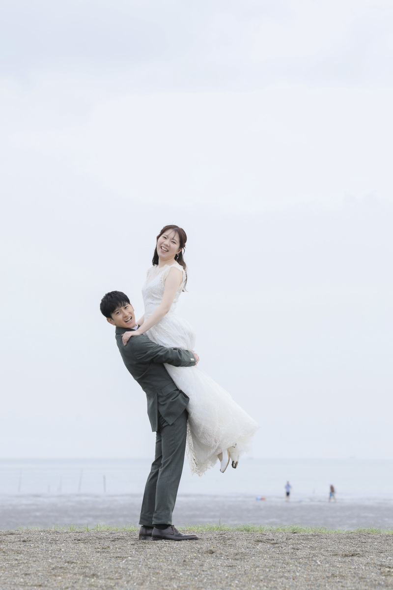 結びショット。