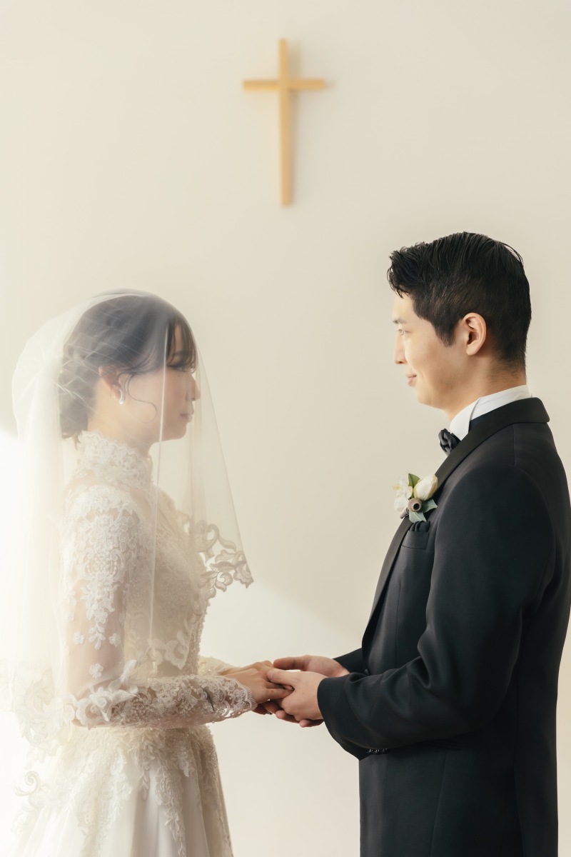 スタジオでチャペルフォト２