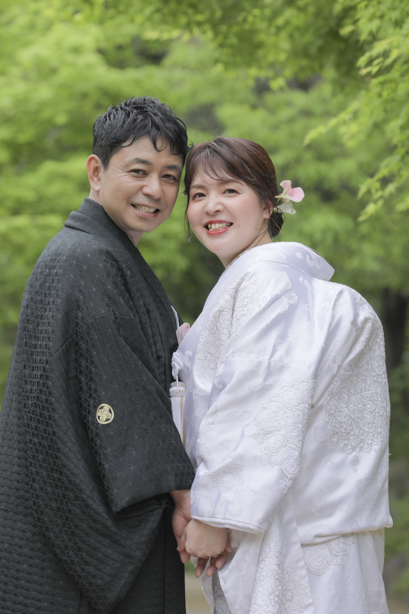 振り向きショット。