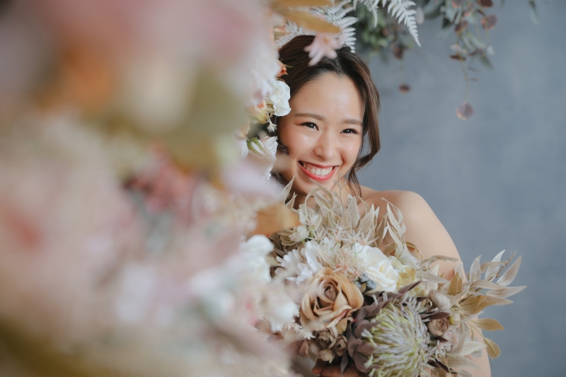 お花に埋もれて…