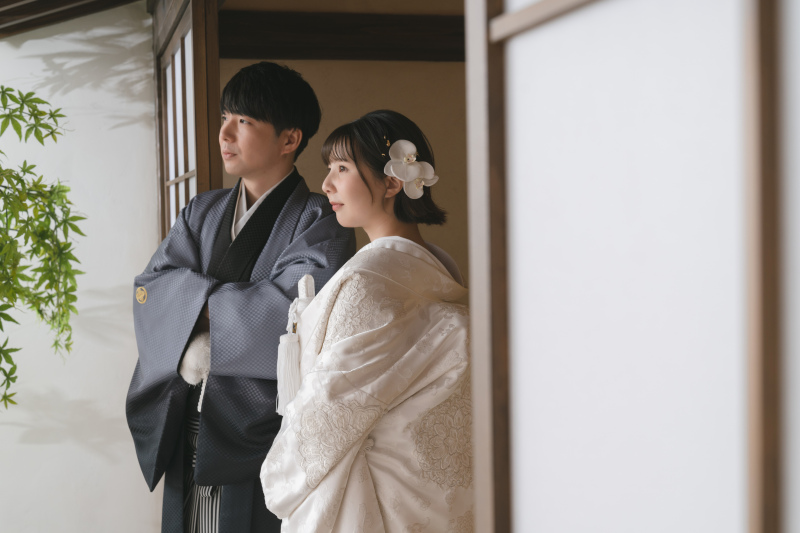 白無垢にチェンジ!