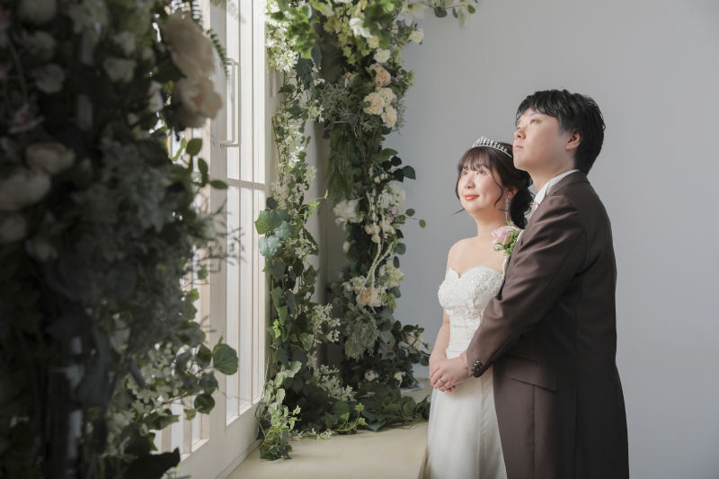 ガーデン風に。