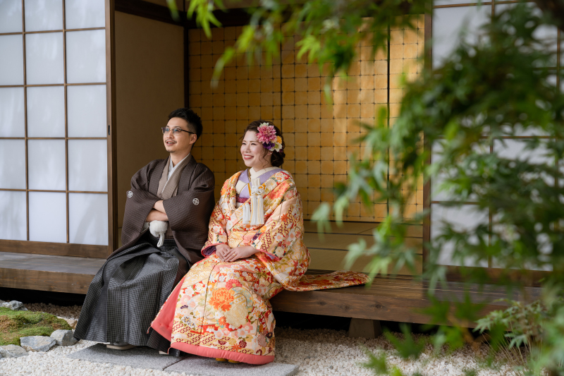 縁側に座って♪