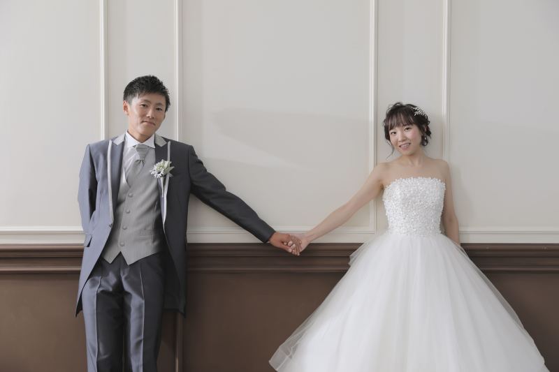 手繋ぎショット