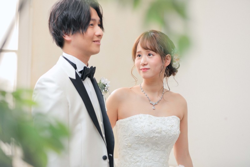 ご新郎様を見つめて