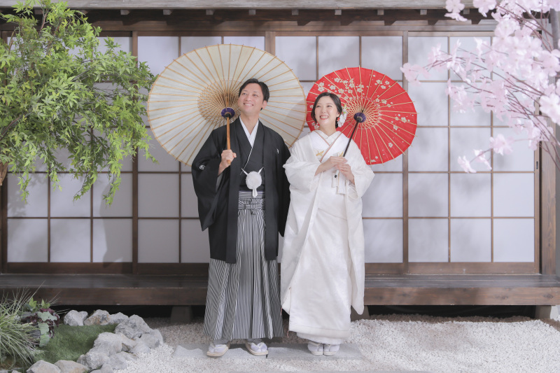 2着目は白無垢で。