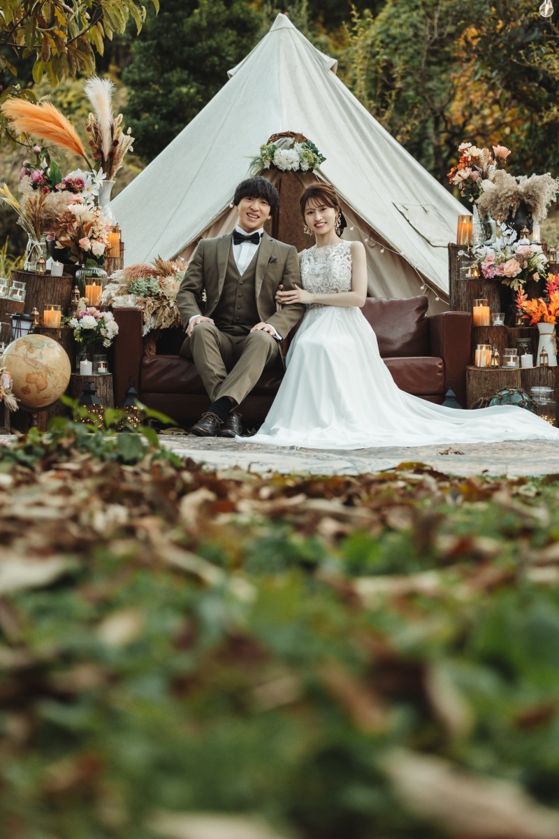 グランピング撮影