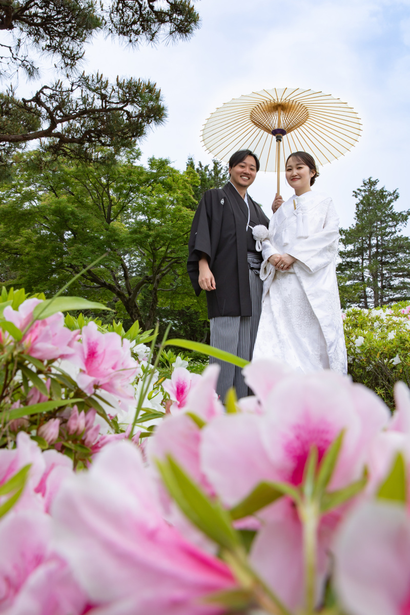 つつじのお花と