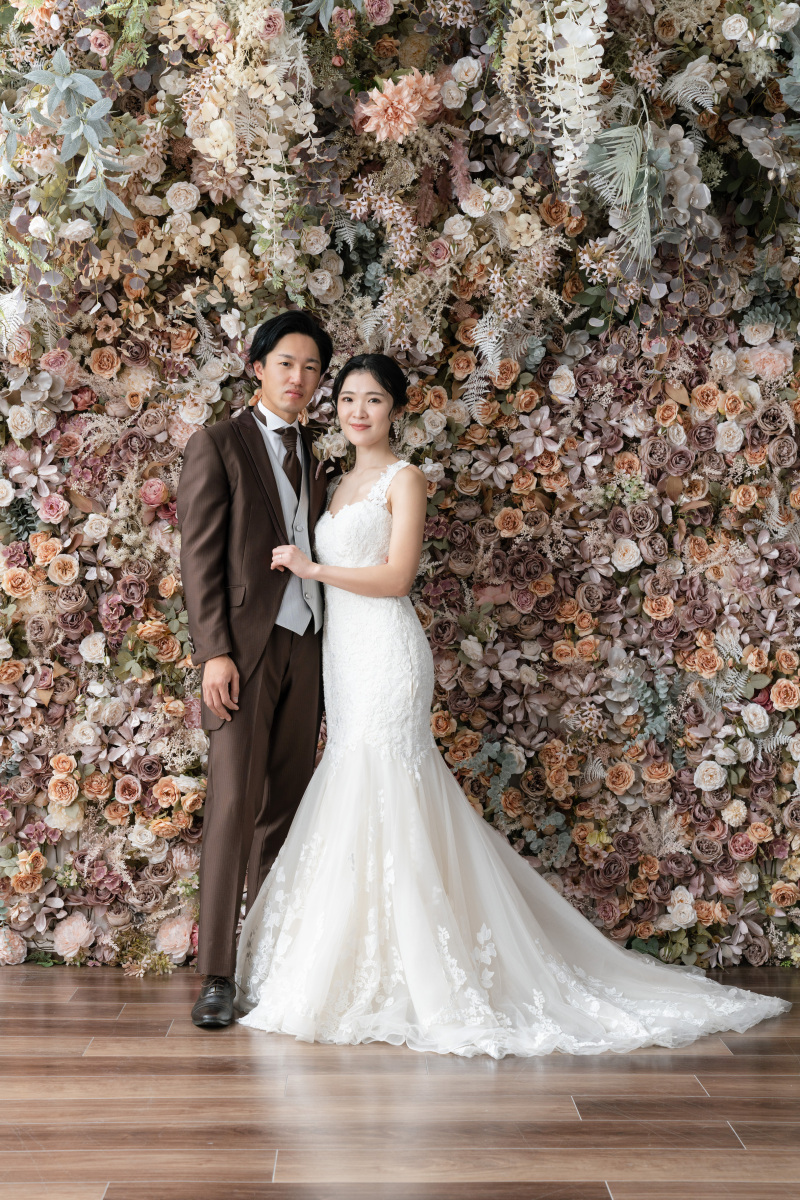 2着目はマーメイドドレス!