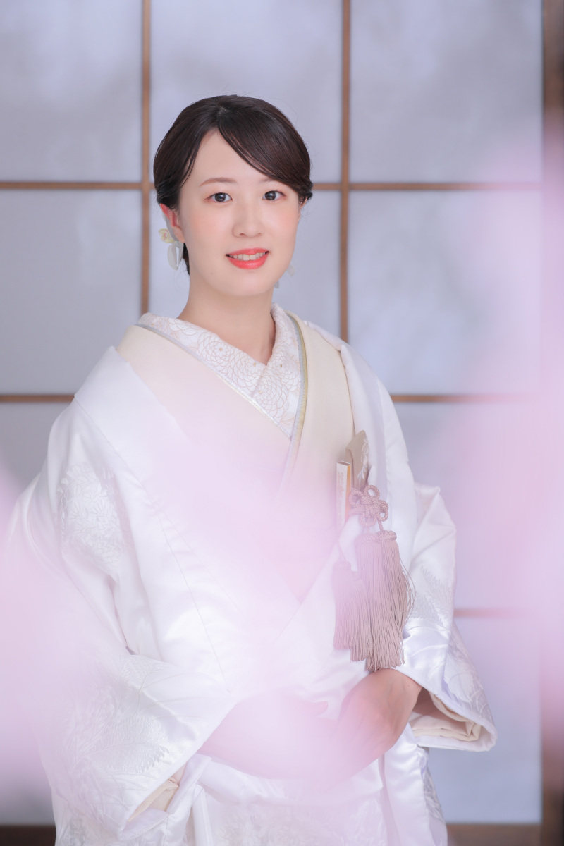 ご新婦様のソロショット。