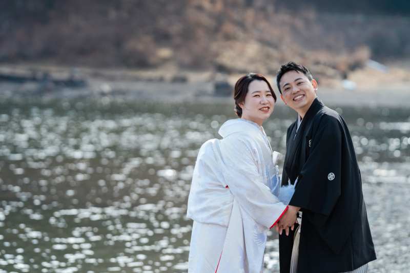 振り返りショット