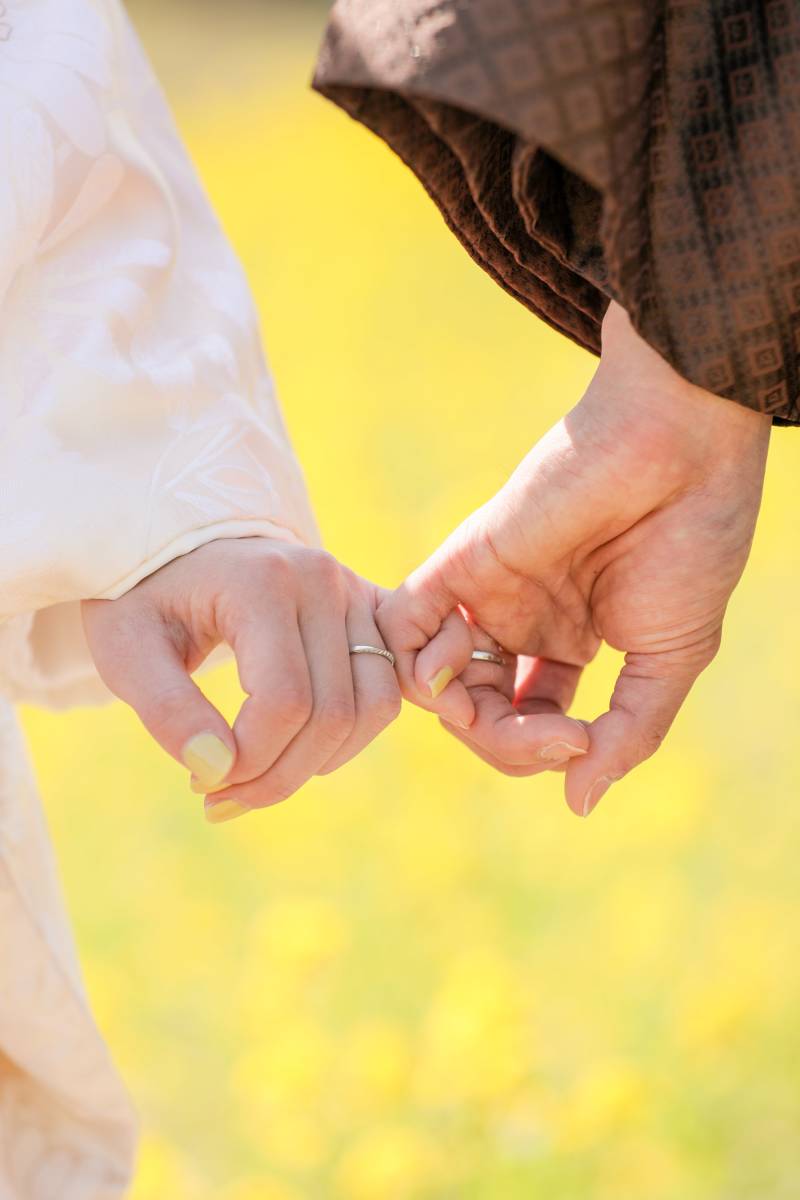 大切な指輪と。