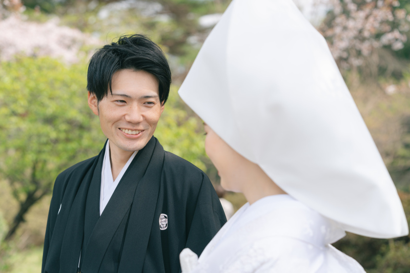 ご新郎様の素敵な笑顔