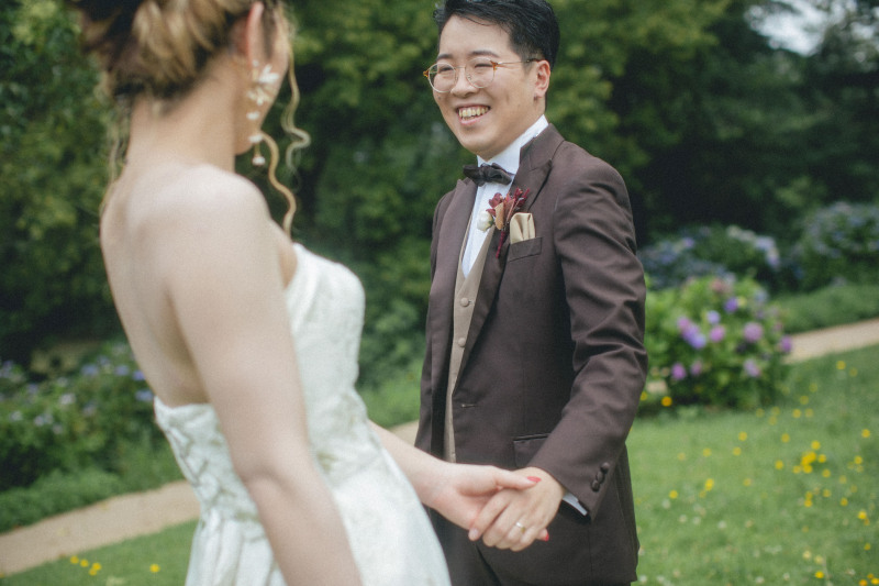 新郎さんの素敵な笑顔