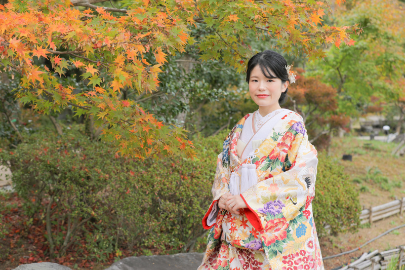 ご新婦様のソロショット。