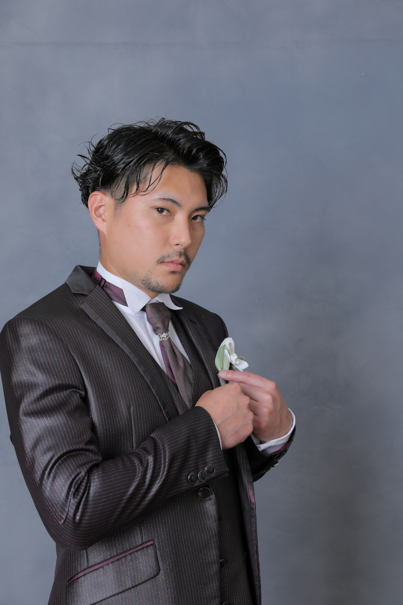 ご新郎様のソロショット。パート1