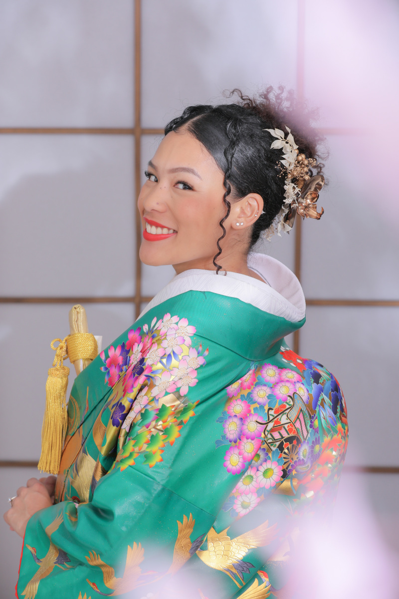 ご新婦様のソロショット。