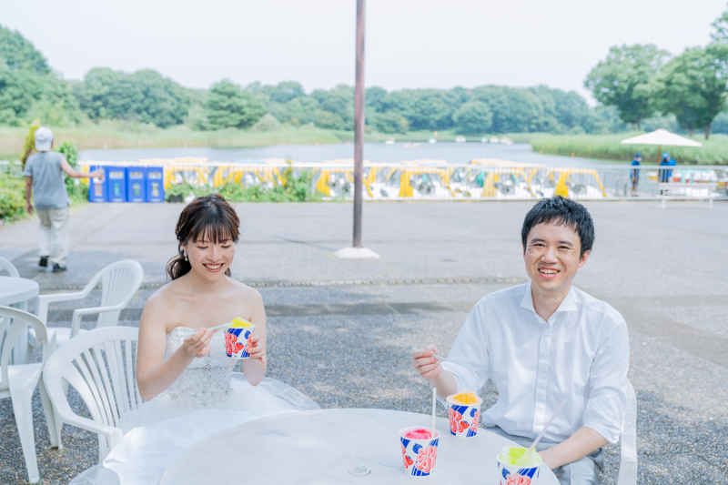 かき氷でクールダウン