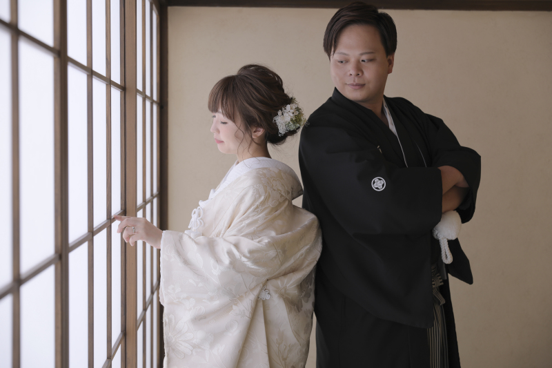 障子に寄り添って