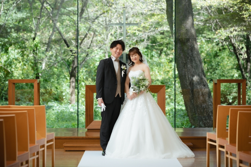 挙式のようなチャペル撮影◎