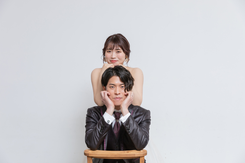 椅子を使ってちょっと可愛く