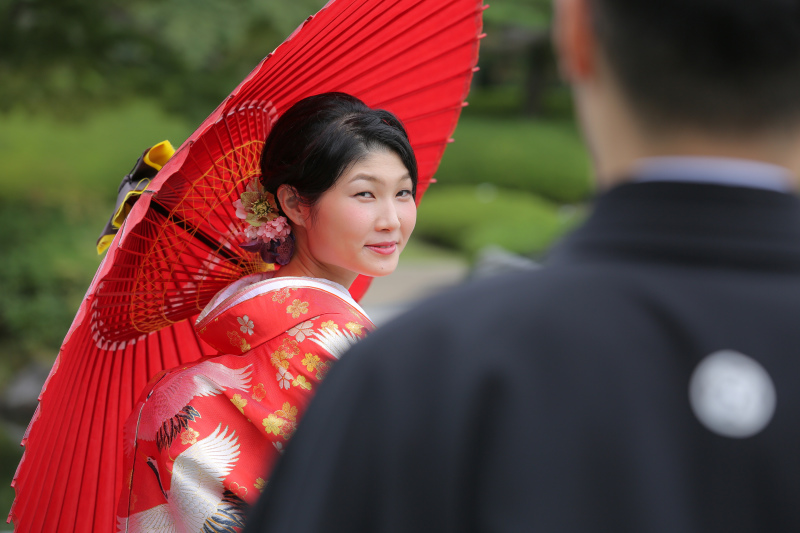 ご新婦様の見つめる先には