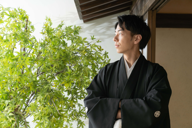 ご新郎様のソロショット