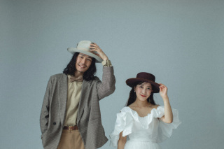 ドレス×帽子でお二人らしく