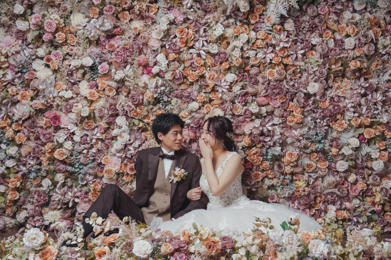 華やかな洋装ハウススタジオで