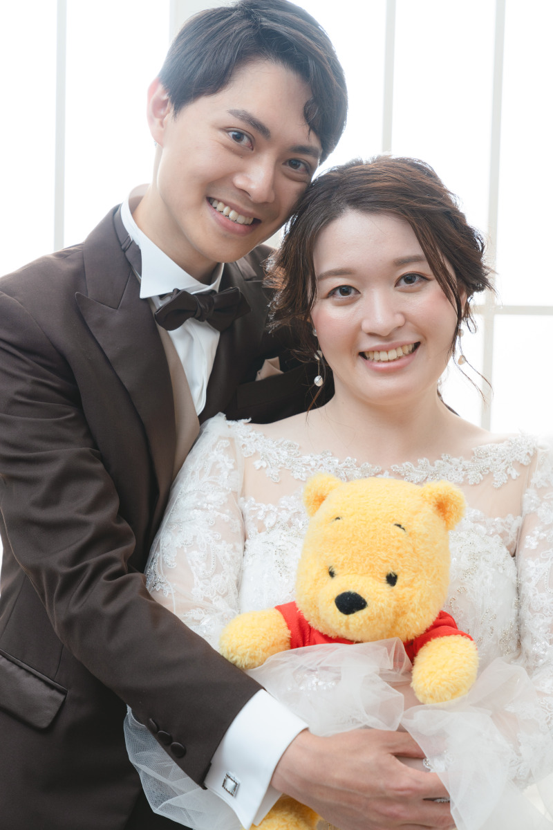 ぬいぐるみと一緒に