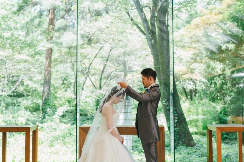 ベールアップシーン