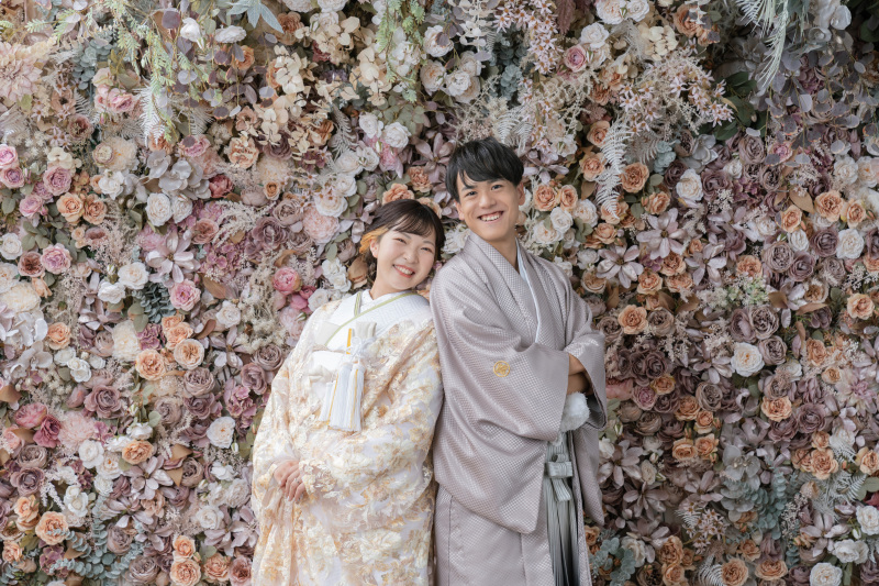 レースのお着物