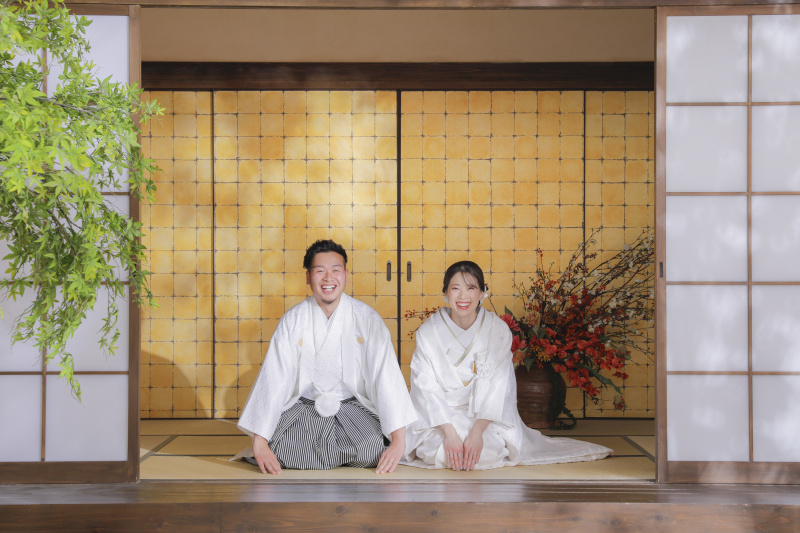 正座ショット。