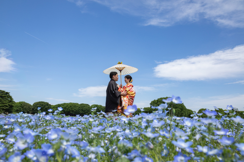 昭和記念公園和装ロケーション