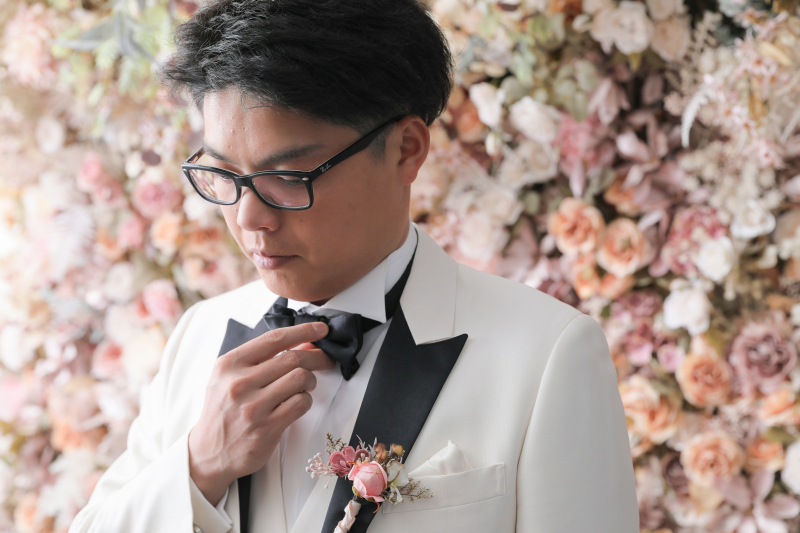 ご新郎様のソロショット