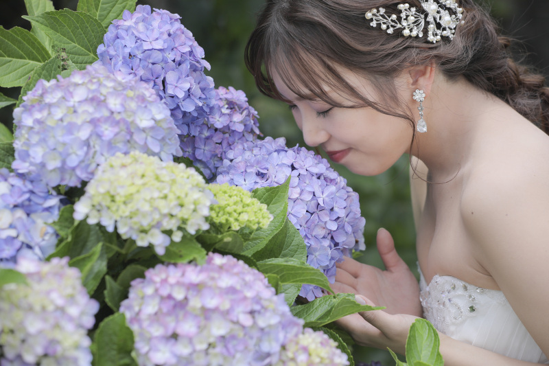 ご新婦様のソロショット。
