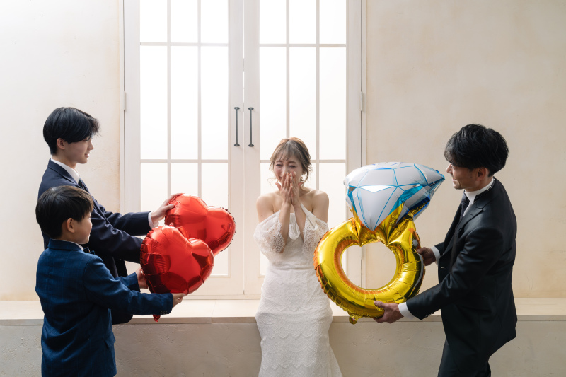 モテモテなご新婦様