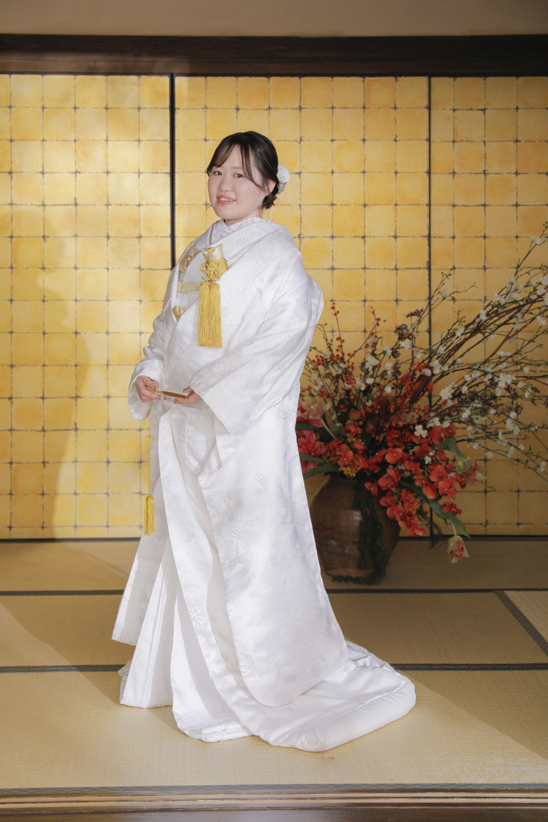 ご新婦様のソロショット。