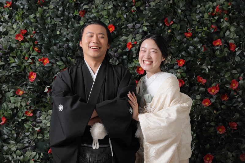 笑顔溢れる屋内庭園