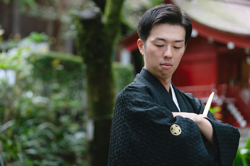 ご新郎様のソロショット