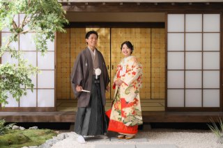 笑顔が素敵なお二人と屋内庭園スタジオで♬