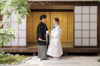 屋内庭園スタジオで！