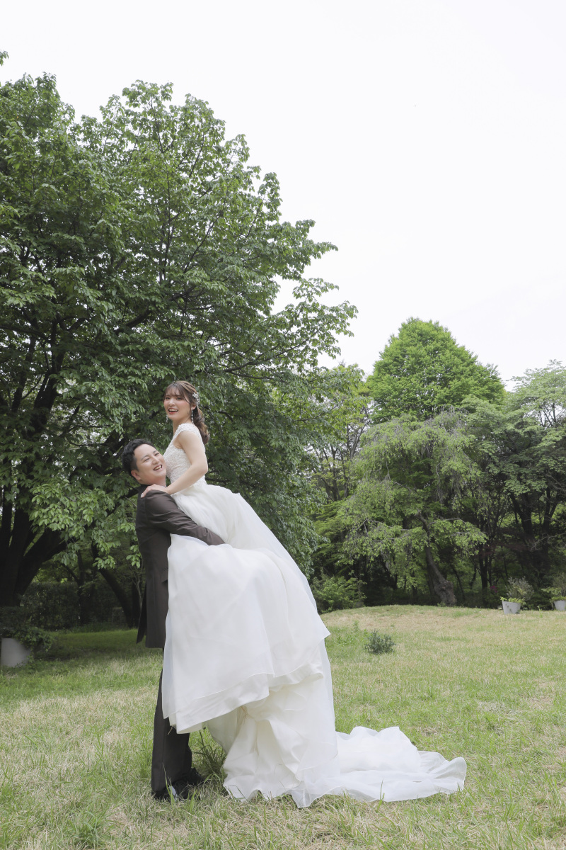 結びショット。