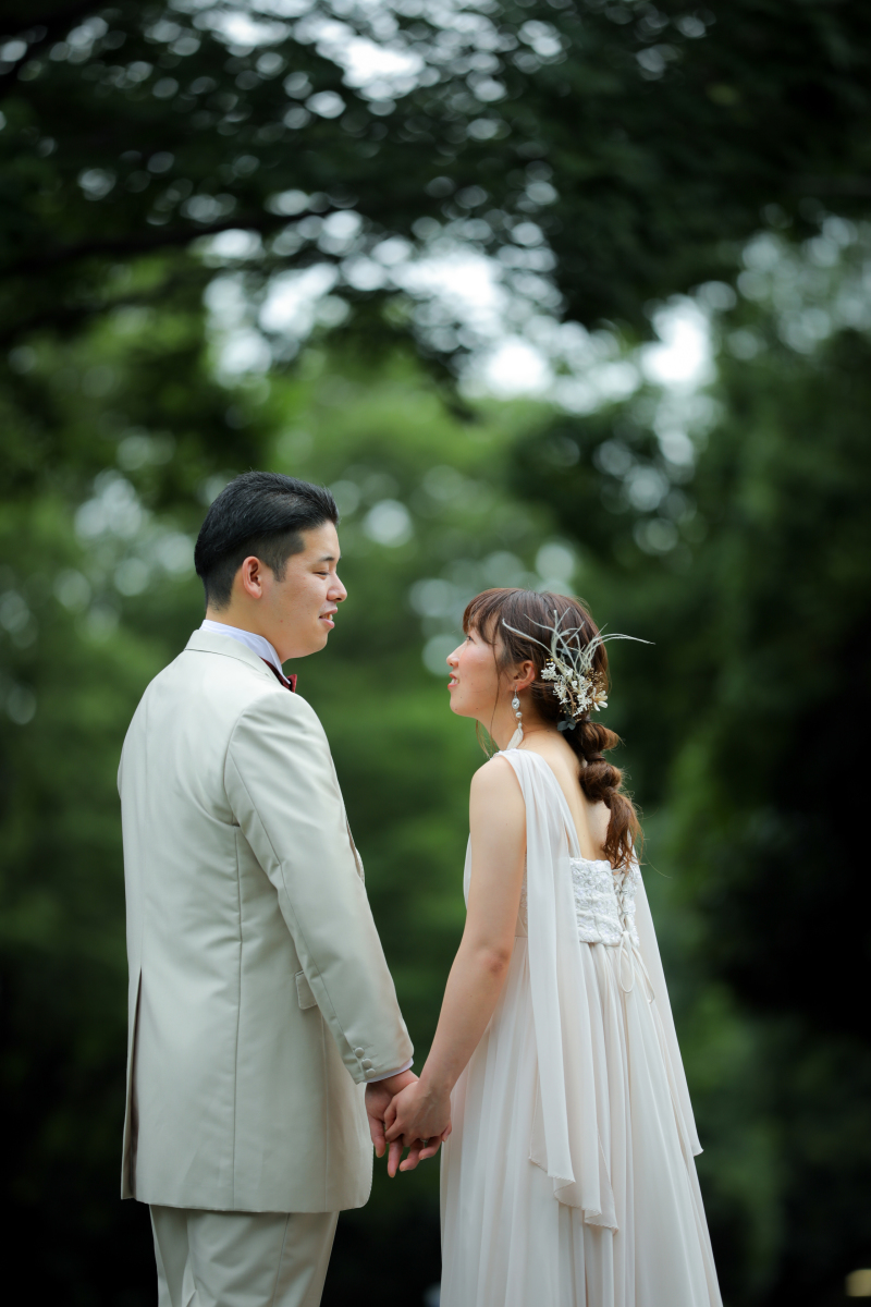 見つめ合うお二人