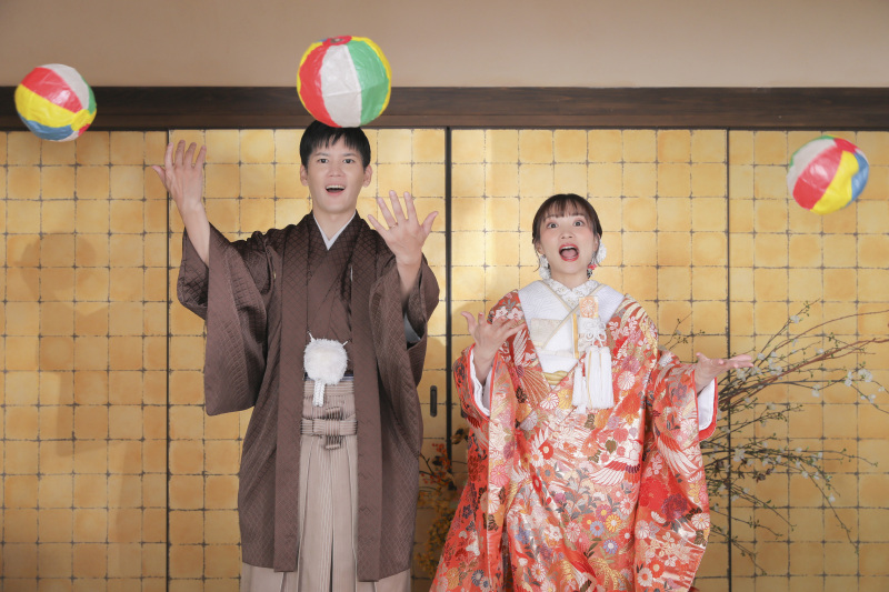 紙風船を飛ばしてみたら。