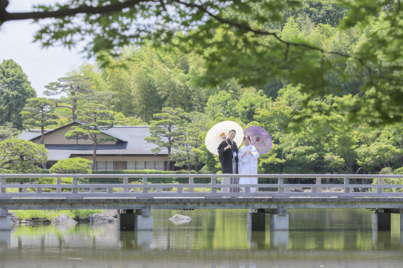 橋の上