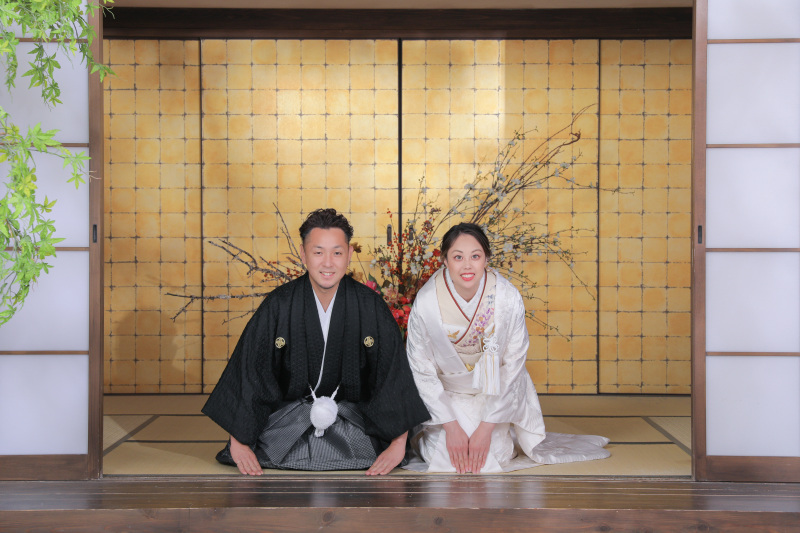 正座ショット。