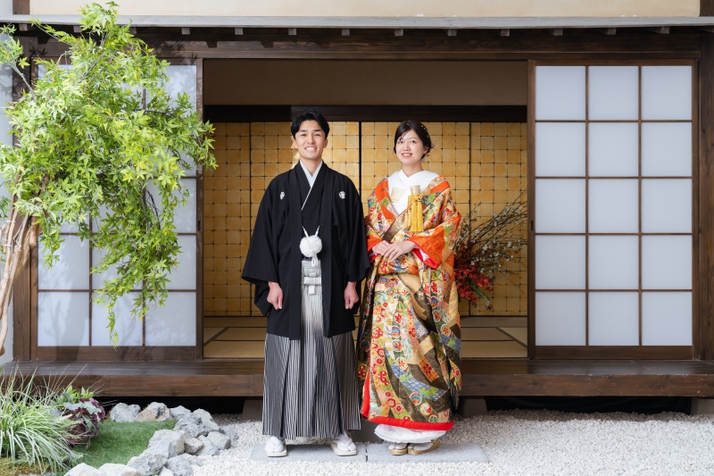 和装撮影スタート!